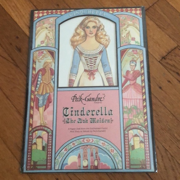 Peck-Gandre Cinderella The Ash Maiden Paper Doll Set Vintage 1991 - Picture 2 of 10